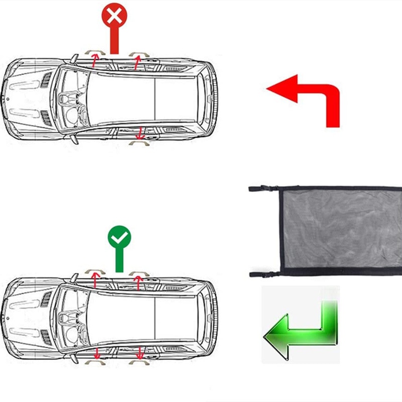 Car Ceiling Storage Net Mesh Pocket