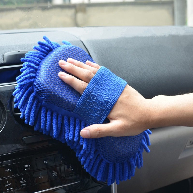 Microfiber Car Cleaning Brush Sponge