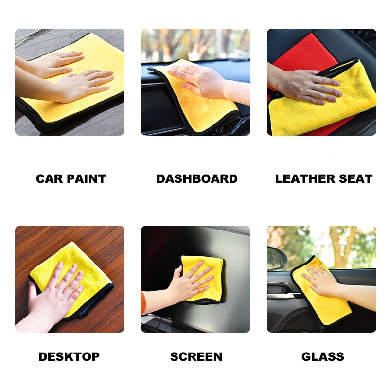 Car Wash Microfiber Towel Auto Detailing Toalla Microfibra Cloth Car Cleaning Towel Drying Cloth Car Care Detailing Auto