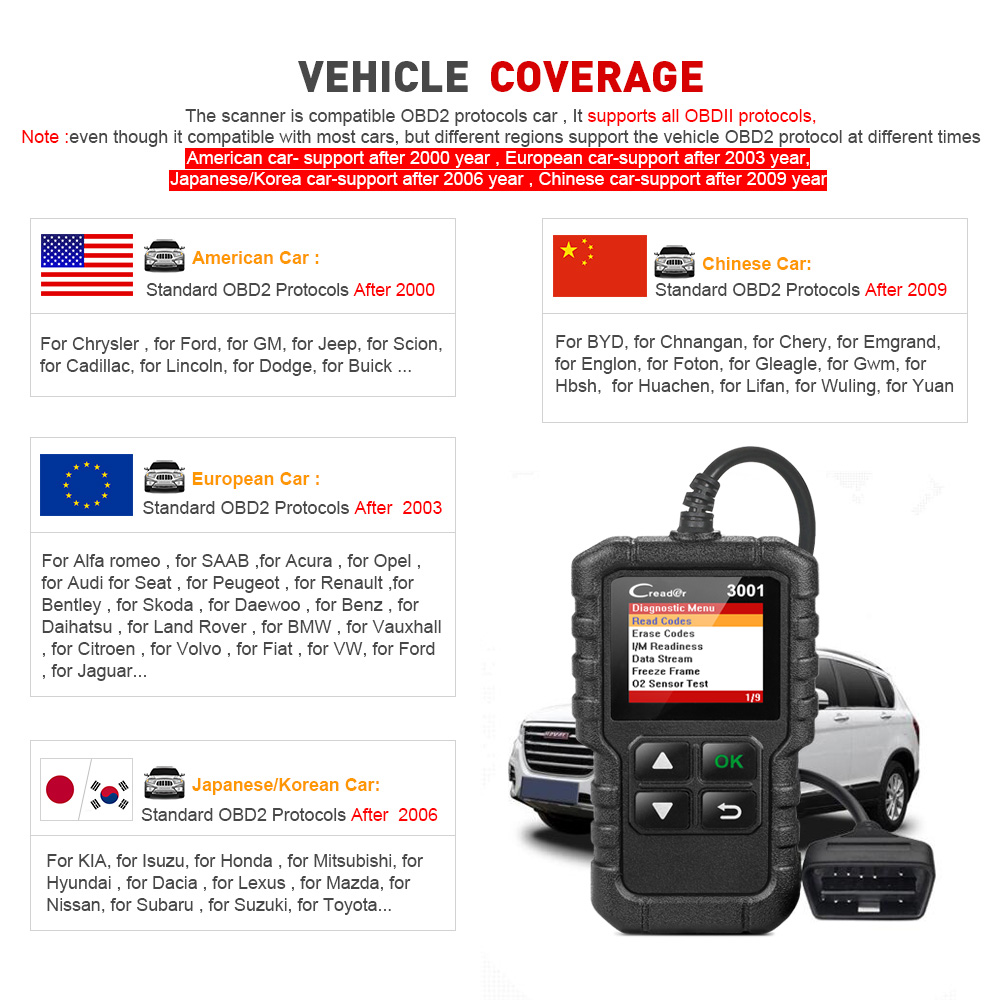 Engine Code Reader Car Diagnostic Tool