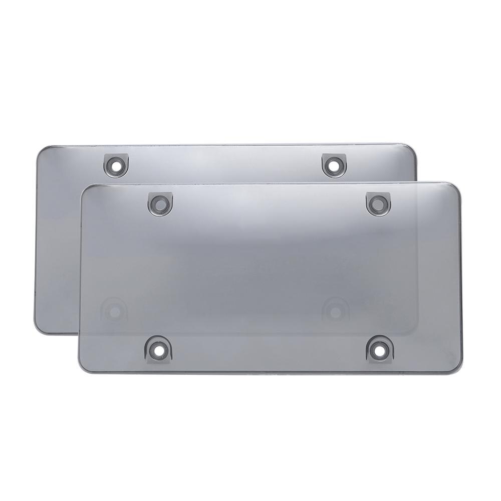 Number Plate Cover 2PC Plastic Set