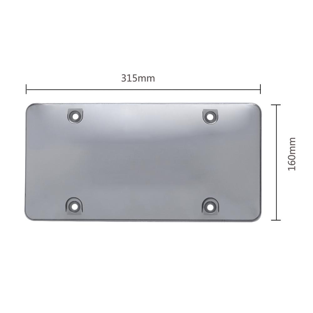 Number Plate Cover 2PC Plastic Set