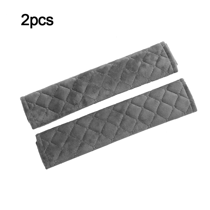 Seat Belt Shoulder Pad Plush Cover (2 pcs)