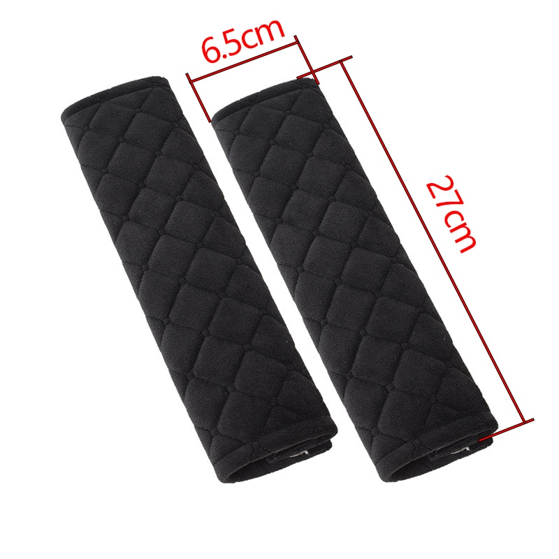 Seat Belt Shoulder Pad Plush Cover (2 pcs)