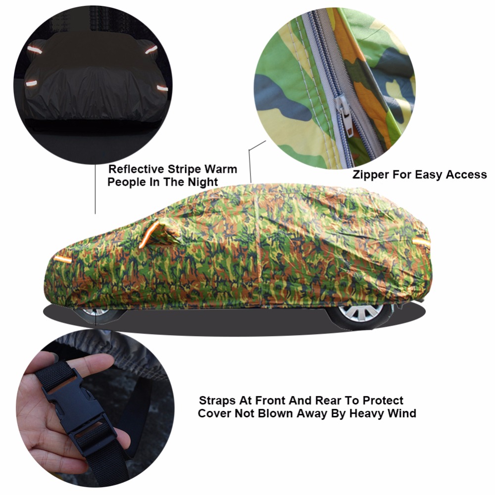 Waterproof Car Cover Camouflage Design