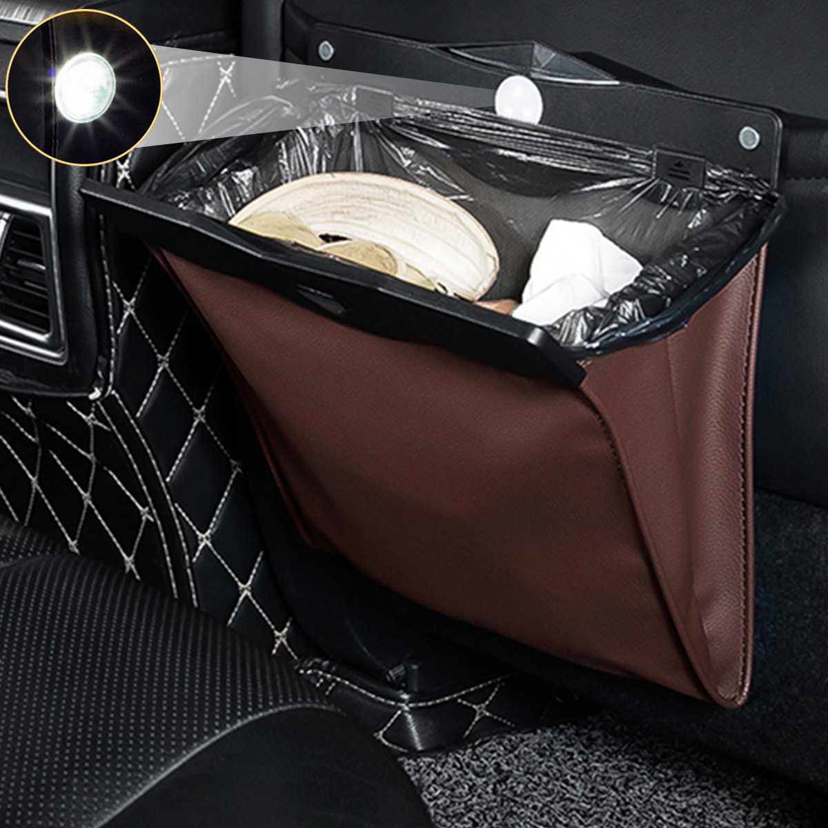 Vehicle Storage Back Seat LED Bag