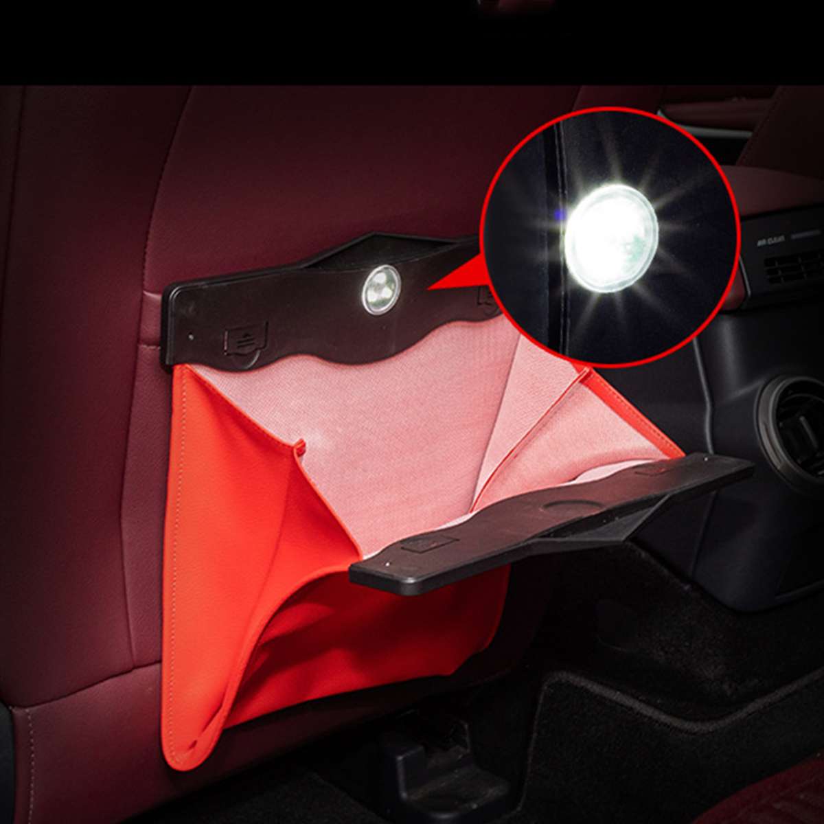 Vehicle Storage Back Seat LED Bag