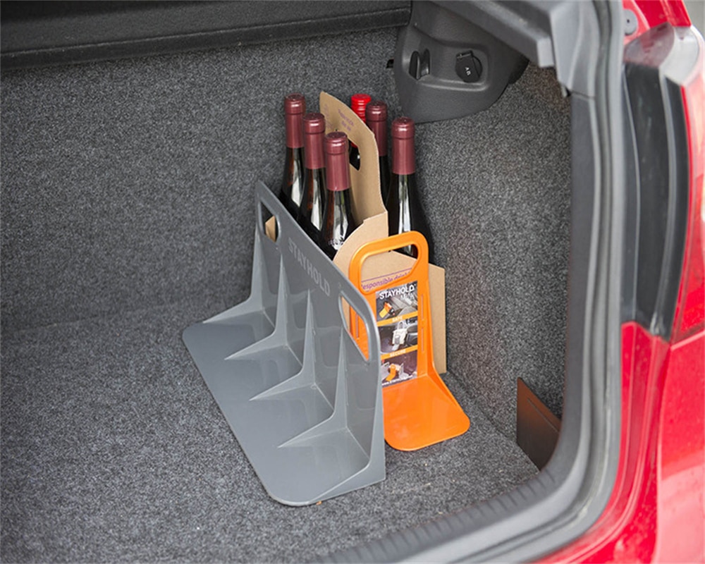 Holder in Trunk Auto Fixed Rack Baffle Luggage Obstructor Shake-Proof Organizer Fence Storage Units Box Bracket Interceptor