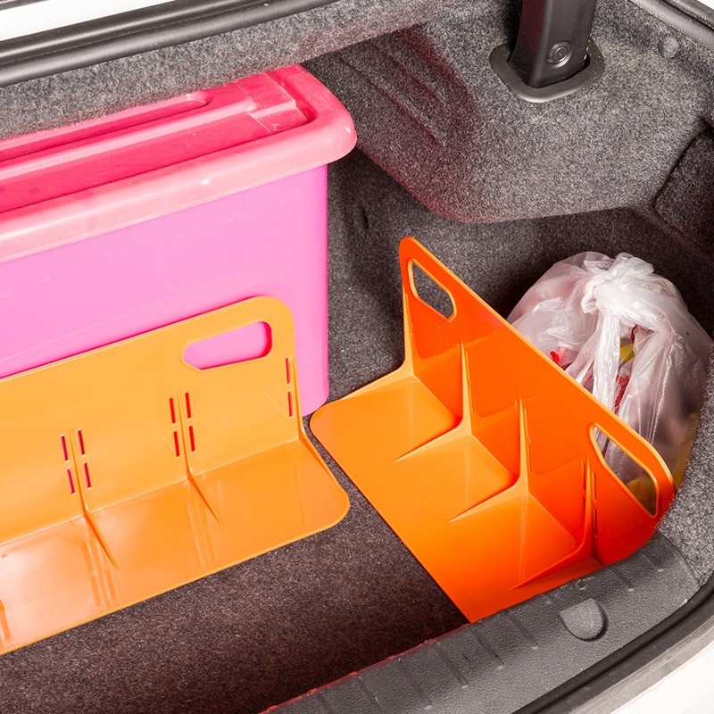 Holder in Trunk Auto Fixed Rack Baffle Luggage Obstructor Shake-Proof Organizer Fence Storage Units Box Bracket Interceptor