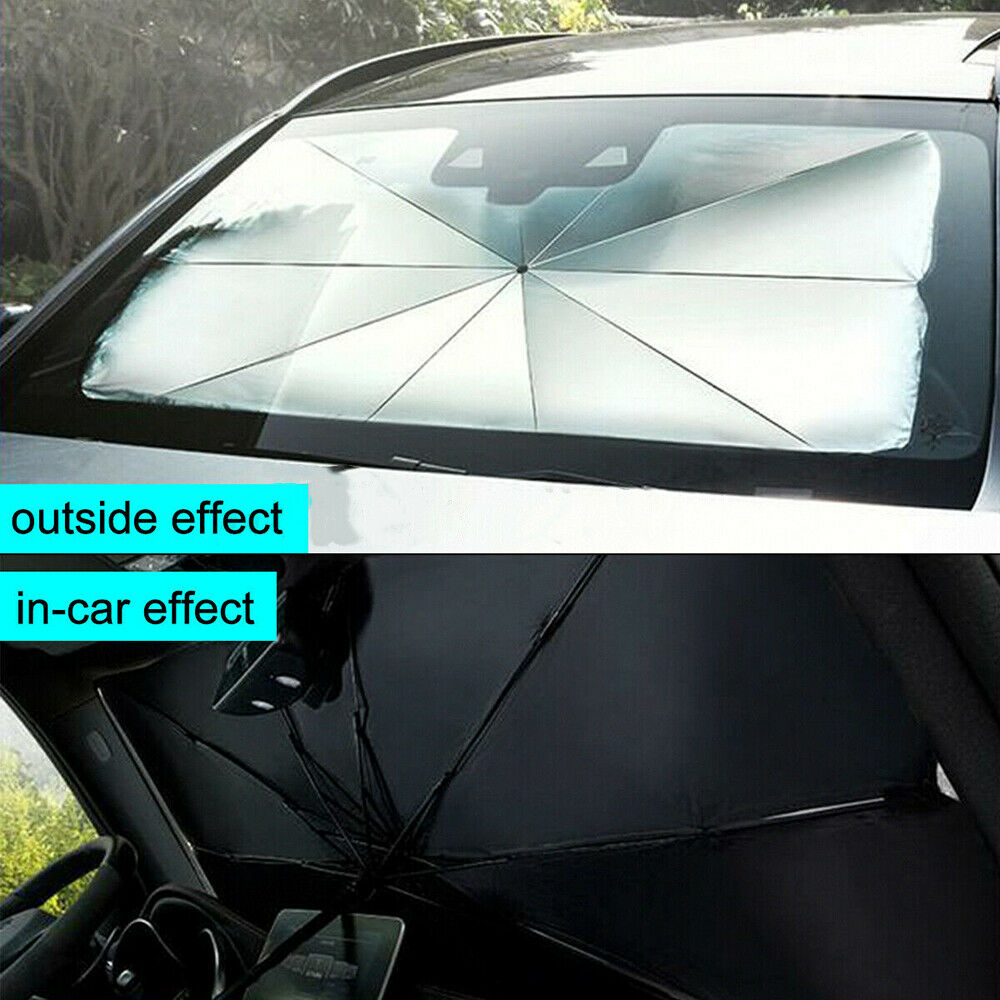 Car Sunshade Foldable Car Windshield Sun Shade Umbrella Car SUV Cover Sunshade Heat Insulation Front Window Interior Protection