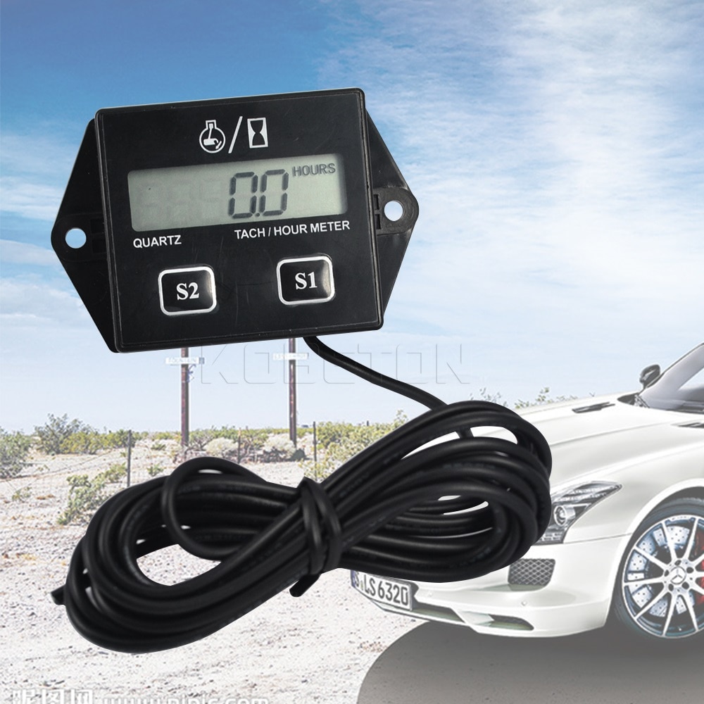 Tachometer Gauge With LCD Display