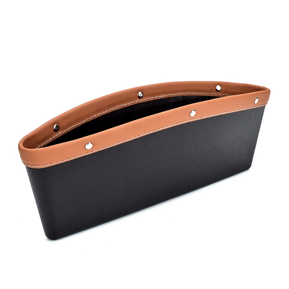 Car Seat Gap Organizer Leather Storage