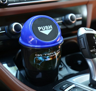 Plastic Mini Trash Can for Car