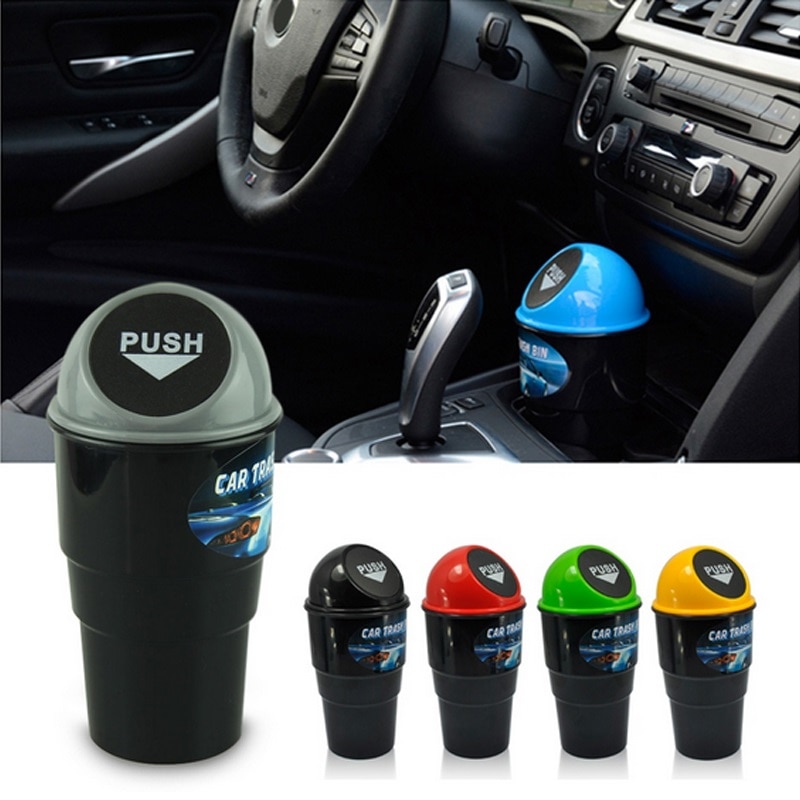 Plastic Mini Trash Can for Car