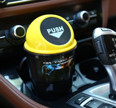 Plastic Mini Trash Can for Car