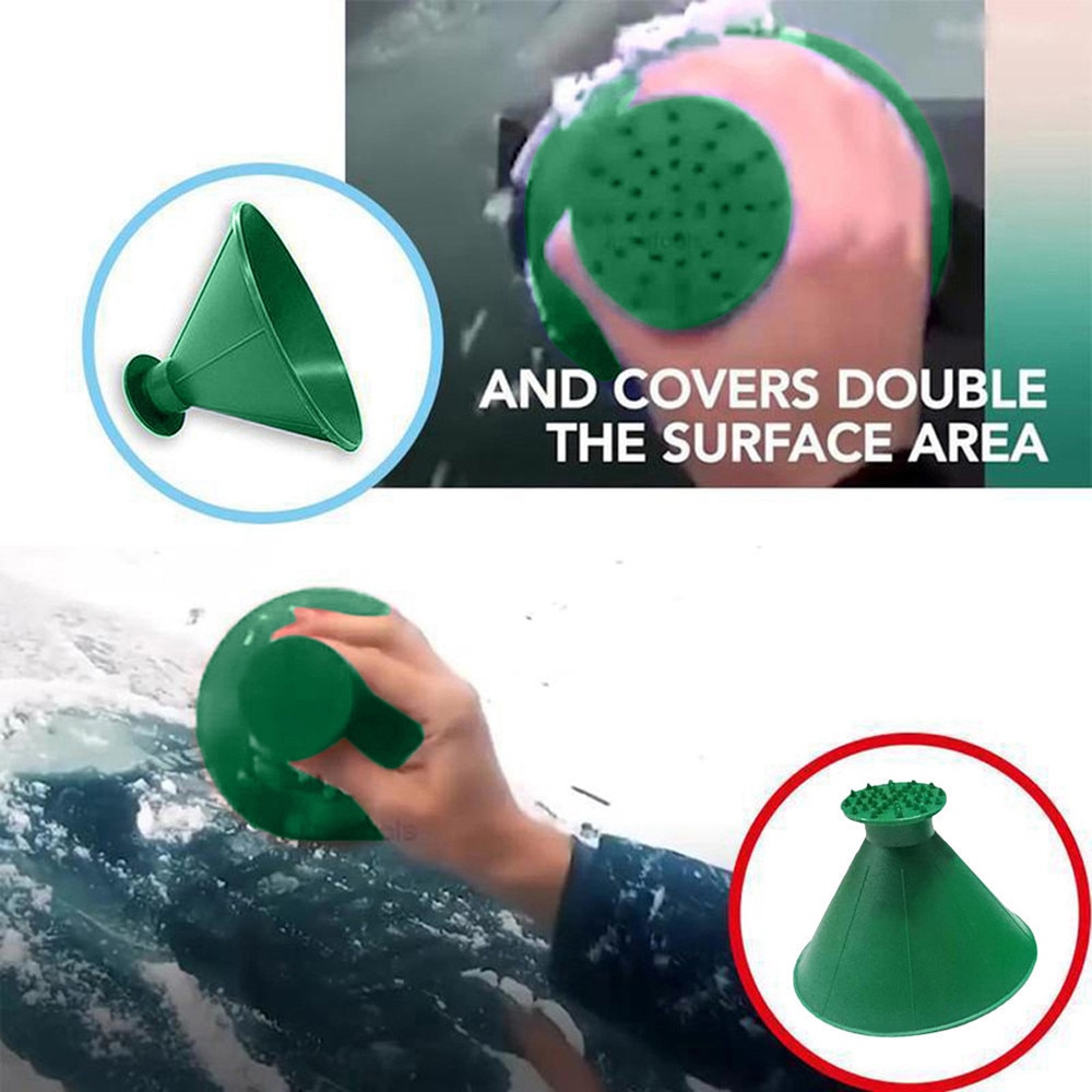 Car Snow Remover Scraper Cone