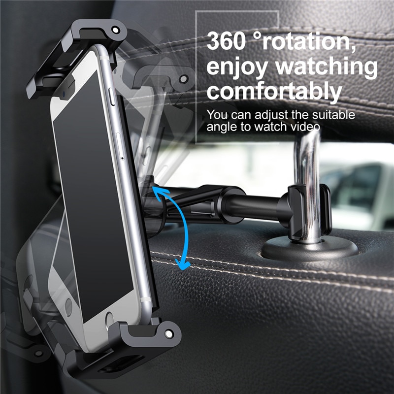 Universal Headrest Phone Holder Bracket