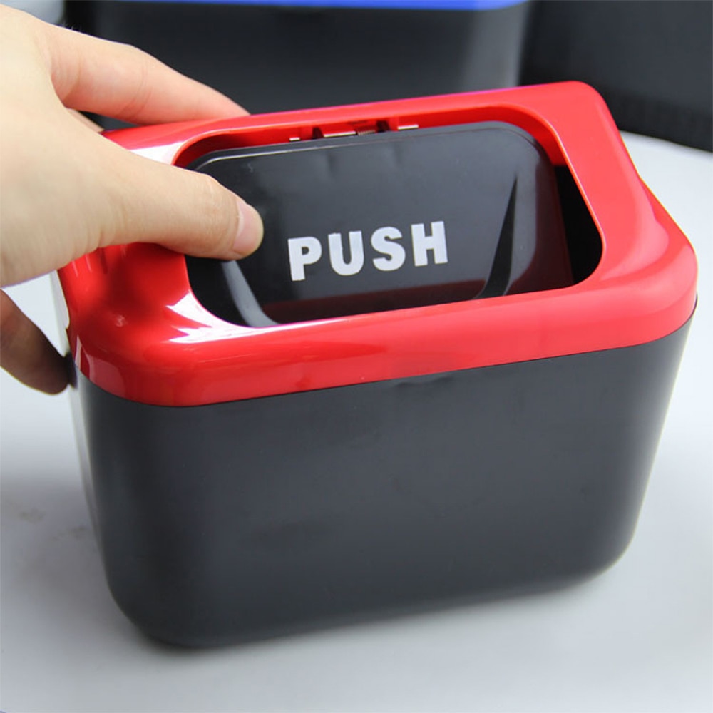 Car Bin Portable Clip-on Trash Can