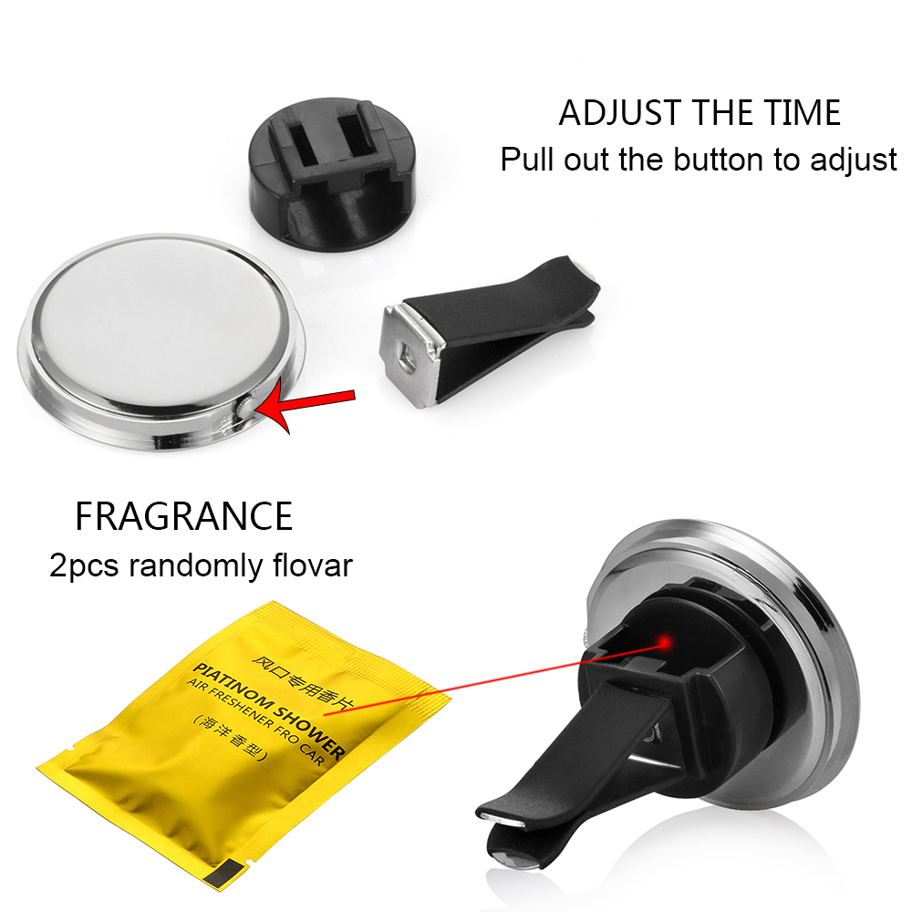 Car Clock Vent Clip Air Freshener