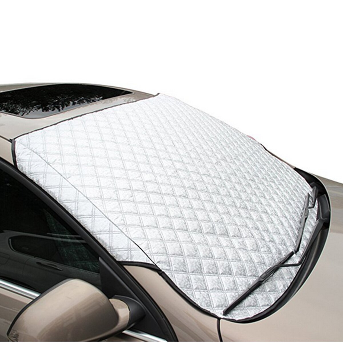 Practical Car Windscreen Cover Anti Snow Frost Ice Shield Large Snow Dust Protector Heat Sun Shade Large