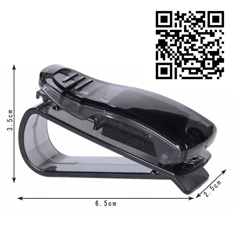 Sunglass Holder for Car Visor Clip