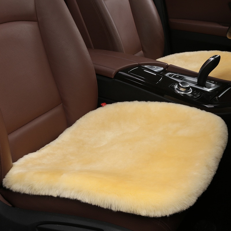 Car Natural Sheepskin Seat Cover