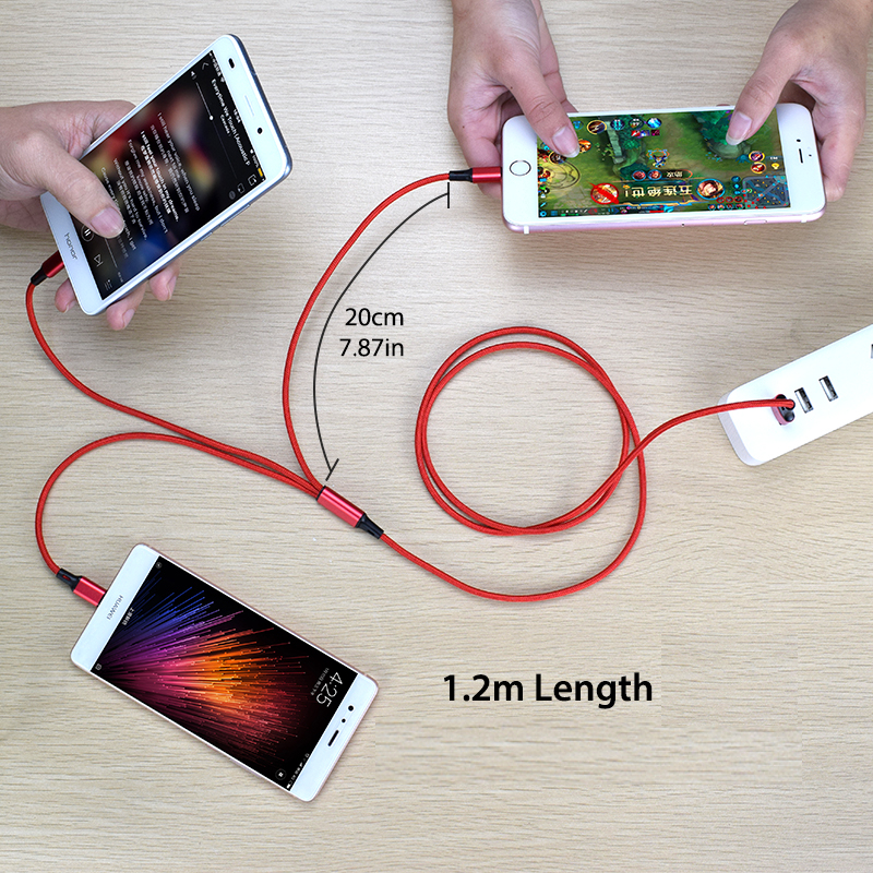 3-in-1 Fast Charging Universal USB Multi Charger Cable