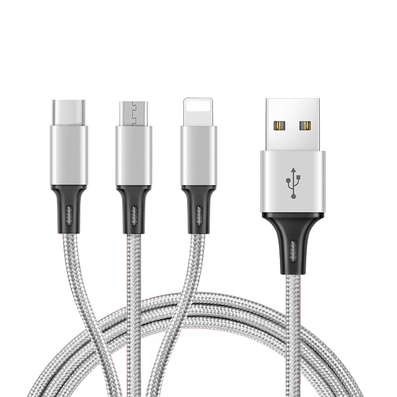 3-in-1 Fast Charging Universal USB Multi Charger Cable