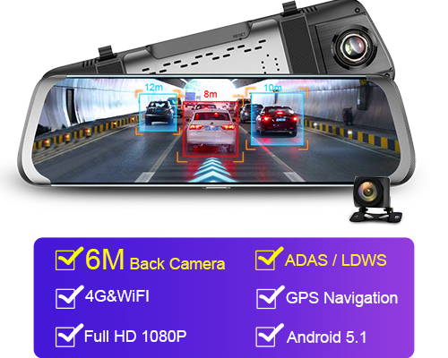 Car Camera System 1080P with Wifi and GPS