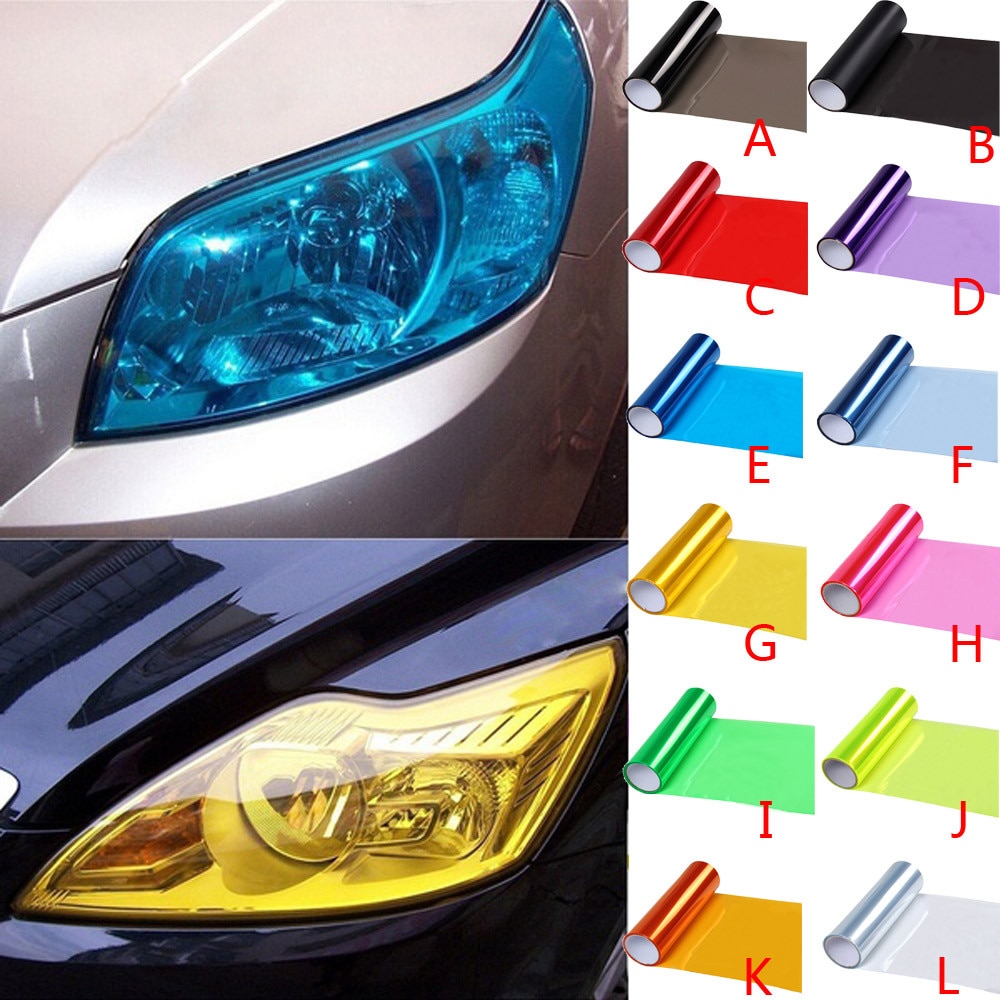 Headlight Tint Self-Adhesive Film