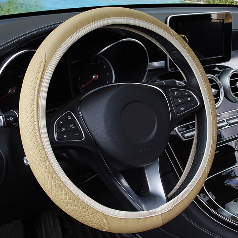 Car Steering Wheel Wrap Cover