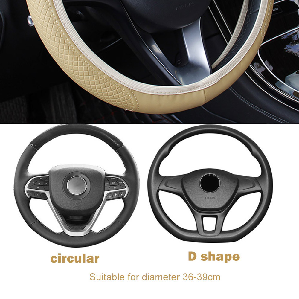 Car Steering Wheel Wrap Cover