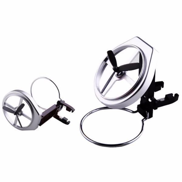 2-in-1 Car Clip On Mini Fan And Cup Holder