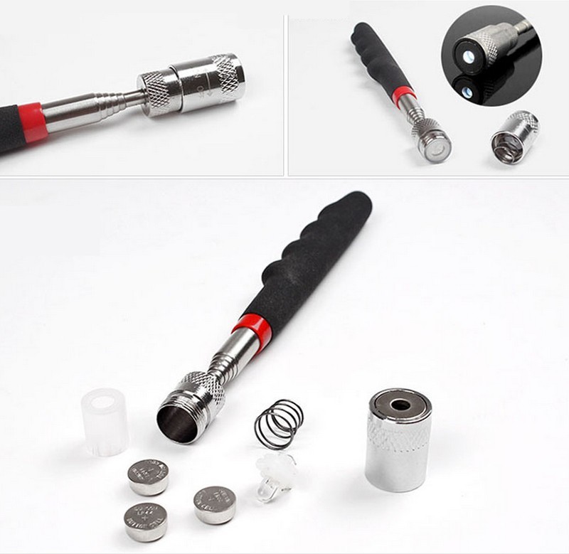 Multi Purpose Magnetic LED Telescopic Tool