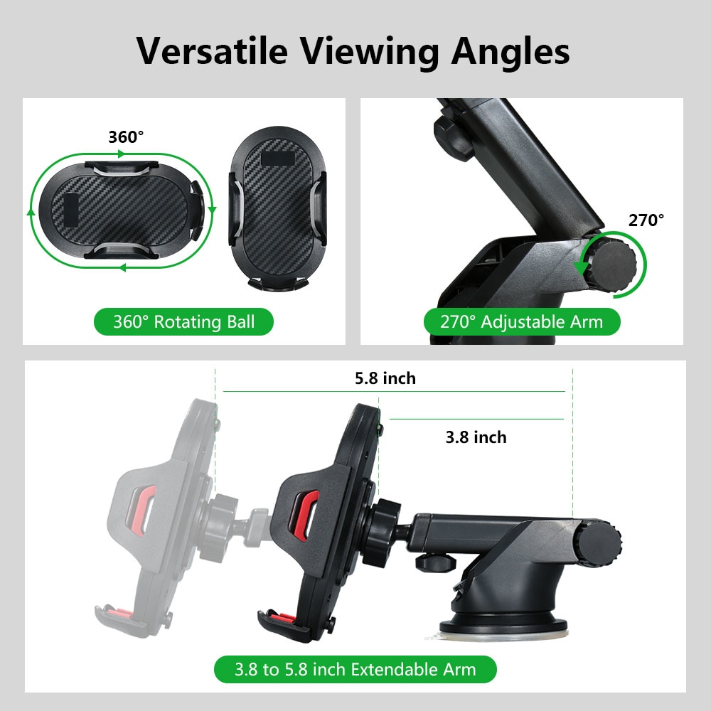 Phone Stand For Car Powerful Grip