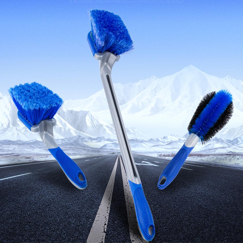 Multi-Functional Car Tyre Cleaning Brush Tire Wheel Rim Hub Brushes Auto Washer Vehicle Body Surface Wheel Scrub Cleaner Tool