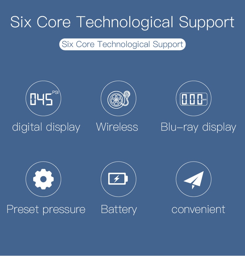 Car Air Compressor LCD Display