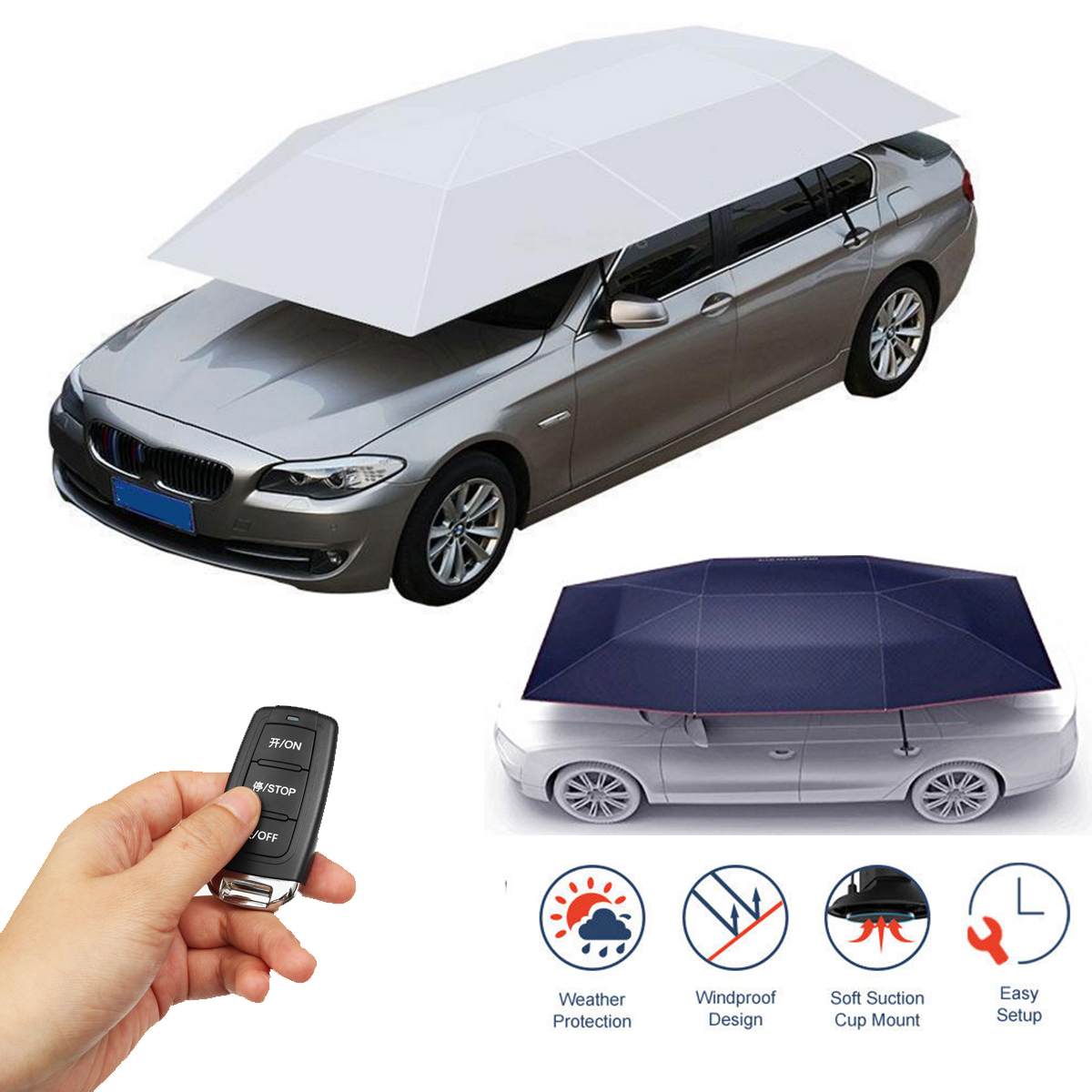 Portable Full Automatic Car Umbrella