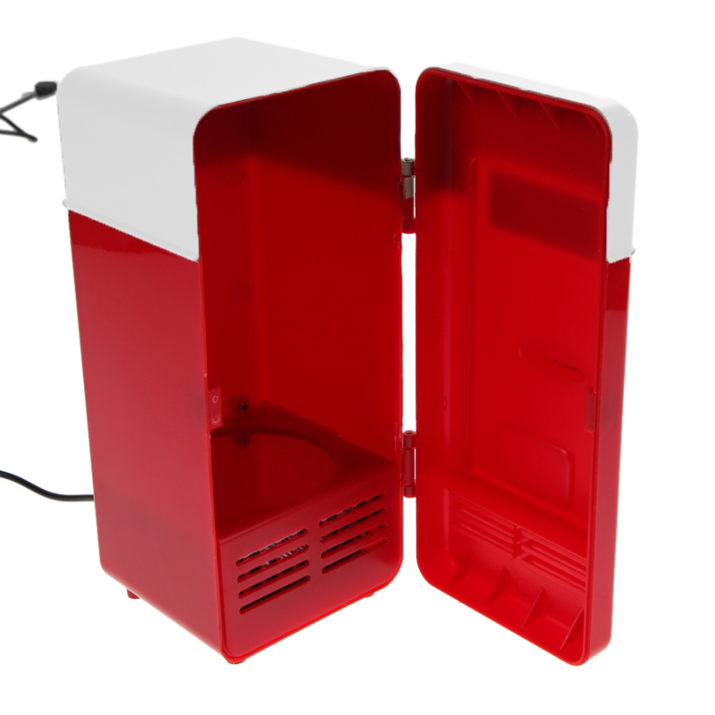 Mini Fridge-Desktop USB Beverage Can Cooler