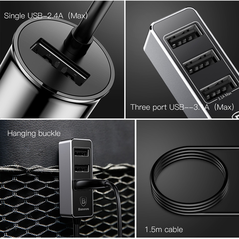 Car Charger Adapter USB Charge Port