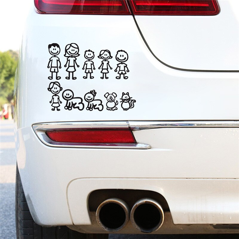 Family Car Decal Waterproof Sticker