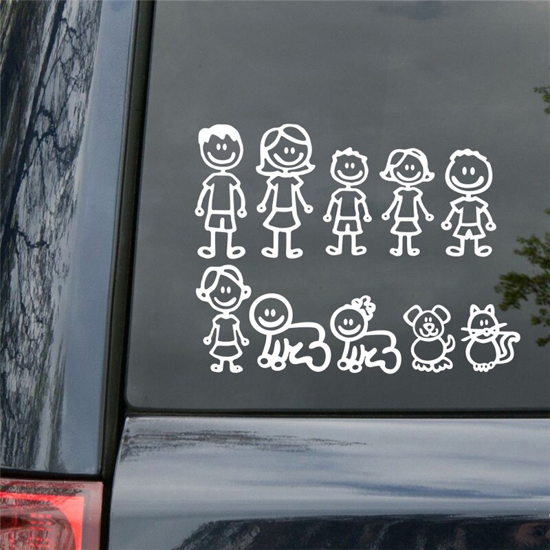 Family Car Decal Waterproof Sticker