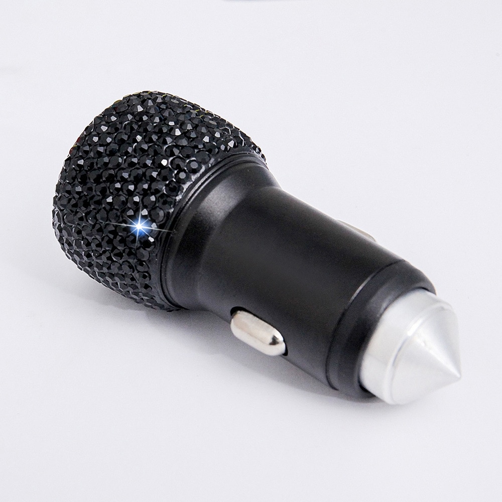 Diamond Dual Port Car Charger USB Fast Charger