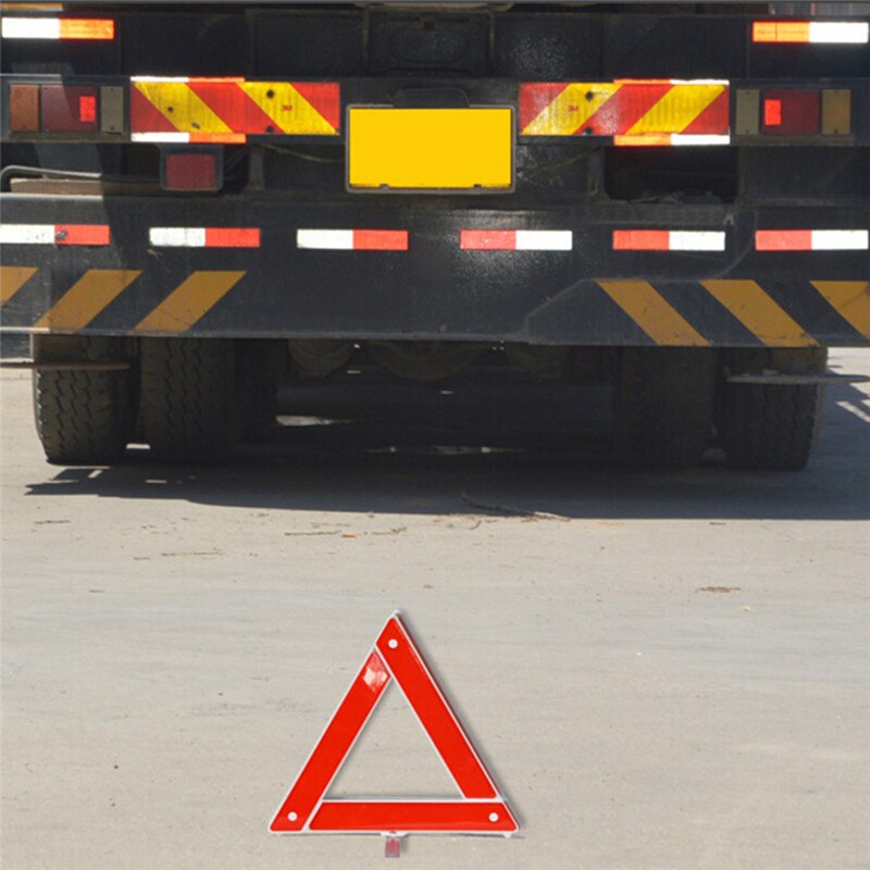 Warning Triangle Reflective Sign